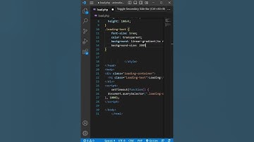 Gradient Shiny Text Loader || HTML CSS JS || Shiny Text Loader using HTML CSS