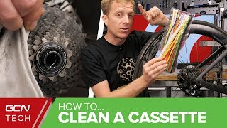 How To Get A Perfectly Clean Cassette  GCN Tech's Top Tips For Cleaning Your Drivetrain