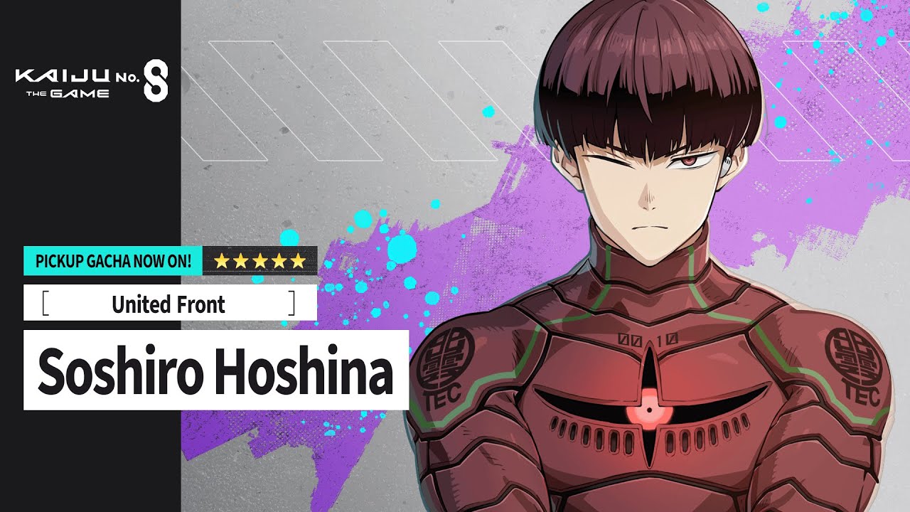 KAIJU NO. 8 THE GAME - Pickup Character Trailer: Soshiro Hoshina [United Front]