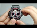 Cara Setting Jam Tangan Casio G-Shock GAS-100BNR-1A Agar Sinkron Analog Digitalnya