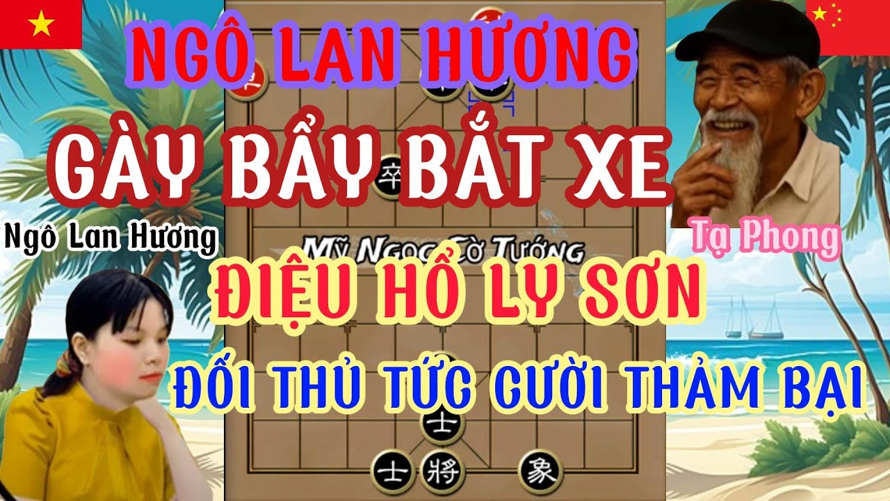 Ngô lan hương gày bẫy bắt xe điệu hổ ly sơn có 102 đối thủ sụp bẫy thua đau đớn...