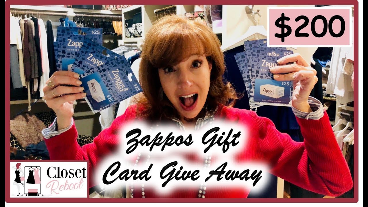 Zappos Gift Card Give Away One Winner Will Receive 200 in Zappos Gift Cards YouTube