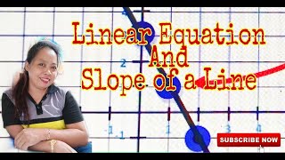 Mathematics 8-Introduction to Linear Equations in Two Variables and  Slope of a Line
