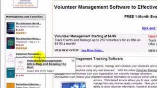 MyVolunteer Volunteer Management Software