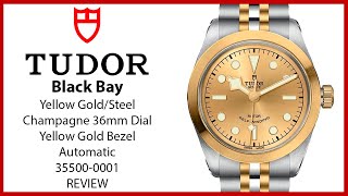 ▶ Tudor Black Bay 36 S&G Stainless Steel 36mm Champagne Dial Steel/Gold Bracelet 79503-0002 - REVIEW