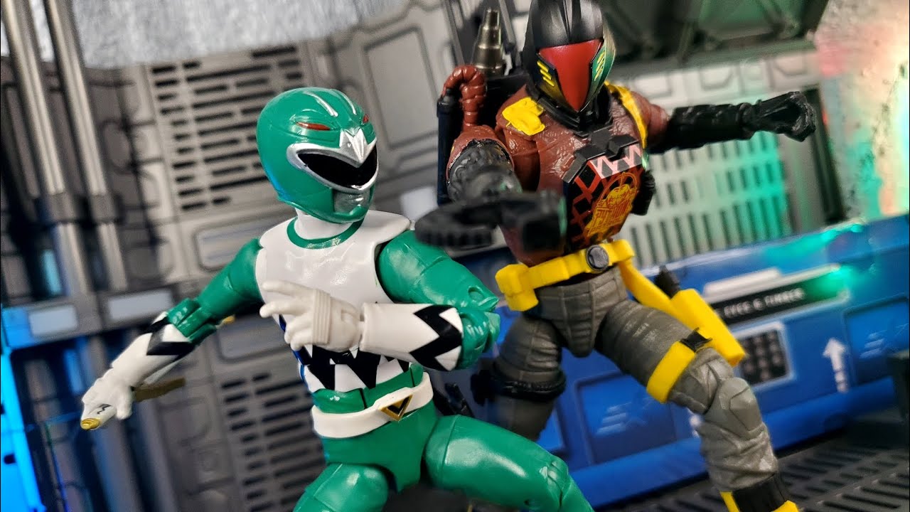 X3Reviews: Power Rangers Lightning Collection Lost Galaxy Green Ranger ...