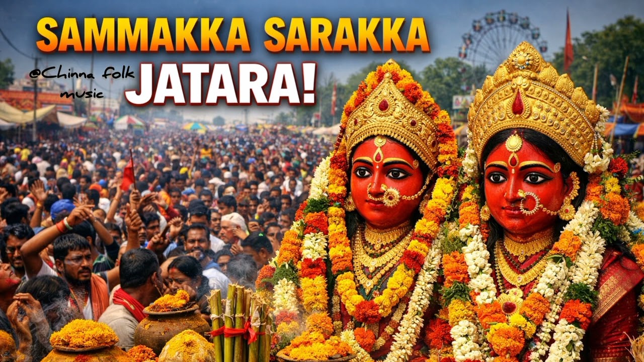 తెలంగాణ కుంభమేళా  సమ్మక్క సారక్క జాతర పాట 2026 and support subscribe to my channel @Chinnafolkmusic 