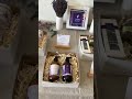 Lavender Gift Boxes At Terre Bleu Shorts