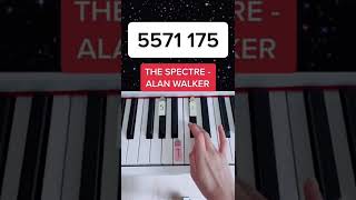 Download Lagu The Spectre - Alan Walker (Piano Tutorial) #thespectre #alanwalkerthespectre #alanwalker #pianoeasy MP3