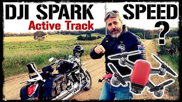 DJI Spark How Fast will it Follow a Motorcycle?