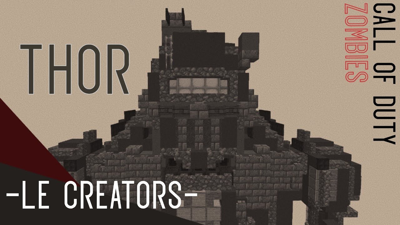 COD ZOMBIES IN MINECRAFT | Thor - Robot | Minecraft Showcase | - YouTube