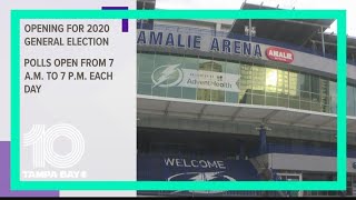 Amalie Arena to open for early voting