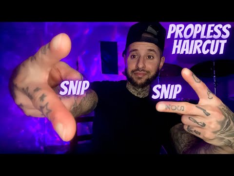 ASMR | Prop-less Haircut Fast & Aggressive | Super Tingly
