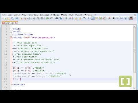 JavaScript - Lesson 43: Comparison Operators