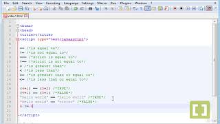 JavaScript - Lesson 43: Comparison Operators