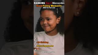 Ranking the Top 5 Mercedes F1 Funniest Moments 🤣 🏆 | #f1