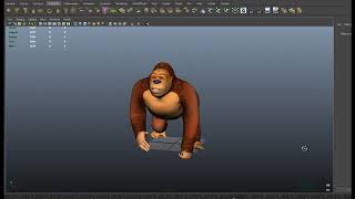 Cartoon Gorilla Animation | Maya