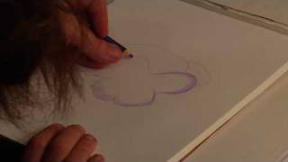 Drawing Lessons : How to Draw a Pansy in Colored Pencils