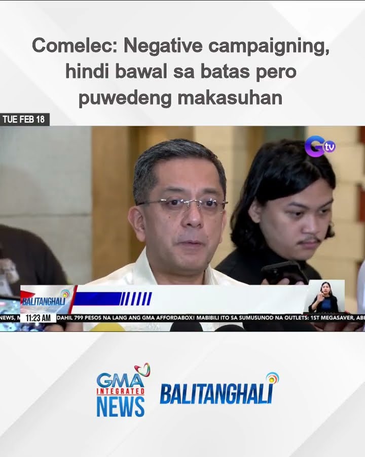 Comelec - Negative campaigning, hindi bawal sa batas pero puwedeng makasuhan | Balitanghali