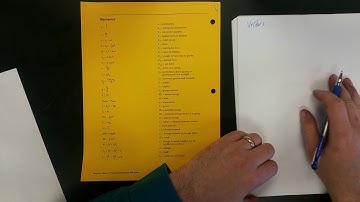 Physics Midterm Review Vid 1