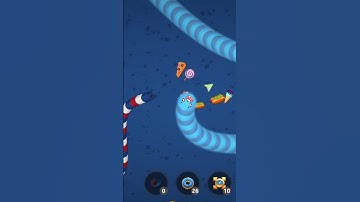 🔥🐍 Worms zone 😱 Hacker vs pro player fight #shorts #snake #game #wormszone #ransanmoi #snakegame