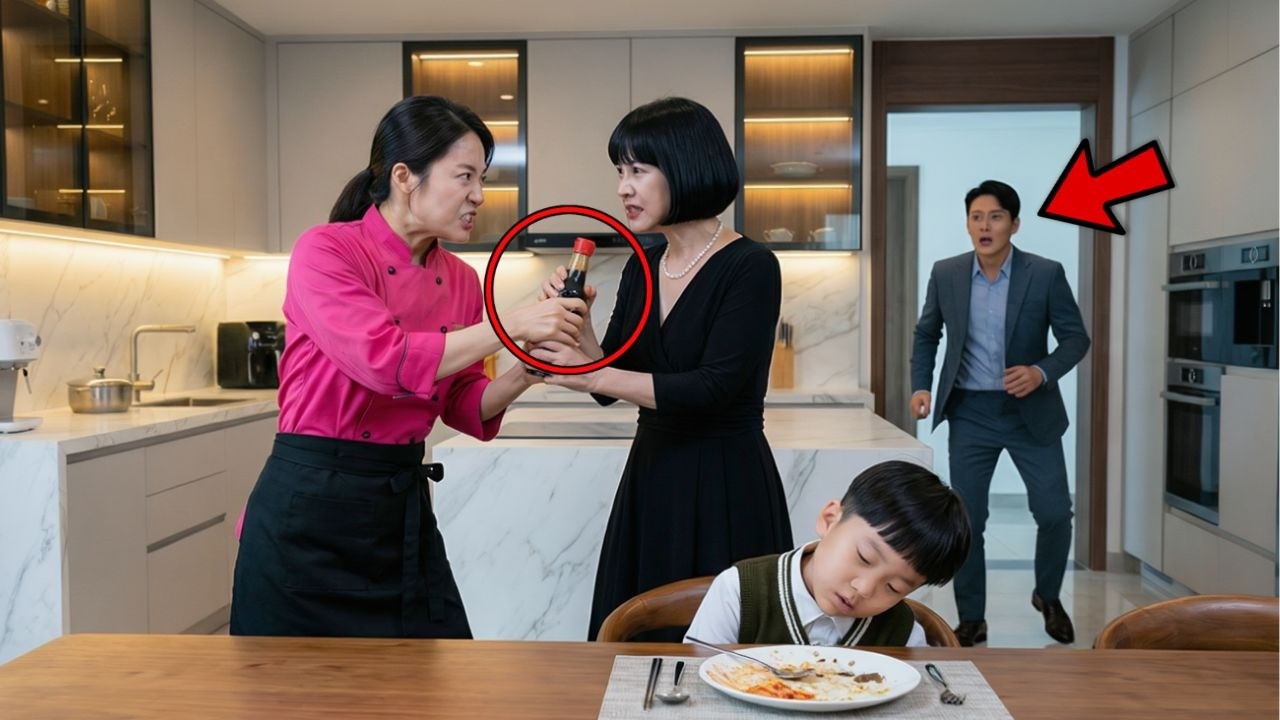 CEO frio desconfia da cozinheira, instala câmeras e fica chocado ao ver… | DRAMA COREANO