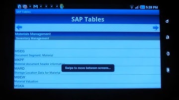 Sap tables - Android app review by ReviewBreaker