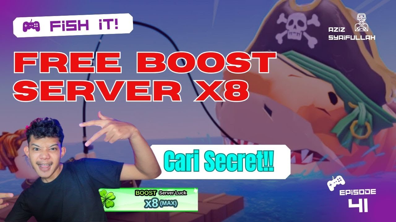 LIVE!!🔴| GRATIS BOOST X8 FISH IT 