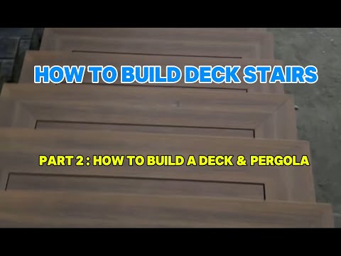 How To Build Deck Stairs
