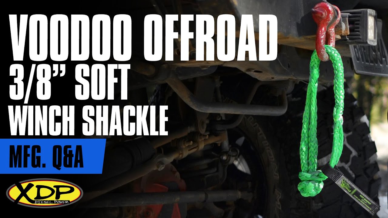 VooDoo Offroad Santeria Series 3/8” Soft Winch Shackle | XDP Q&A - YouTube