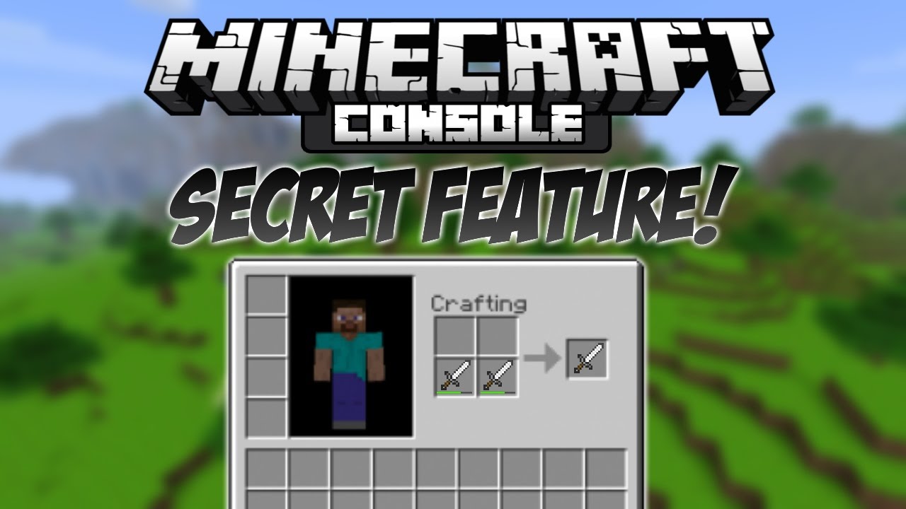 Minecraft Xbox 360 + PS3 - HOW TO USE CLASSIC CRAFTING GUIDE 