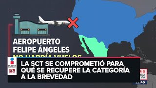 Degradan categoría de la aviación mexicana