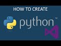 How to create basic python programs in microsoft visual studio