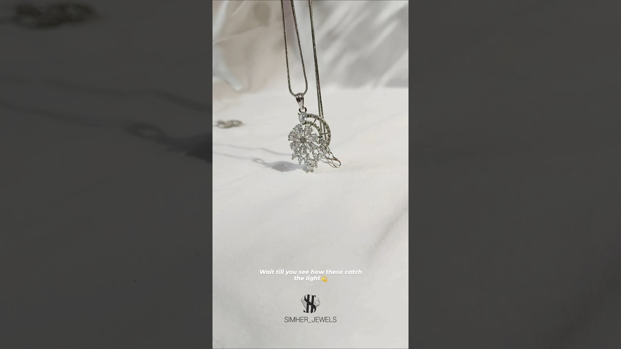 Floret ✨A floral pendant set with gentle leaf details💫#pendantset #florallove #short #youtubeshorts