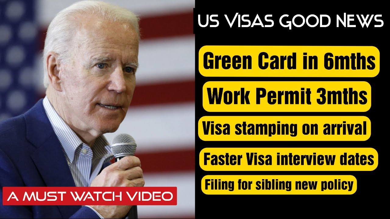 Good News American Visa On Arrival Green Card In 6mths NO More Long Good News American Visa On Arrival Green Card In 6mths NO More Long