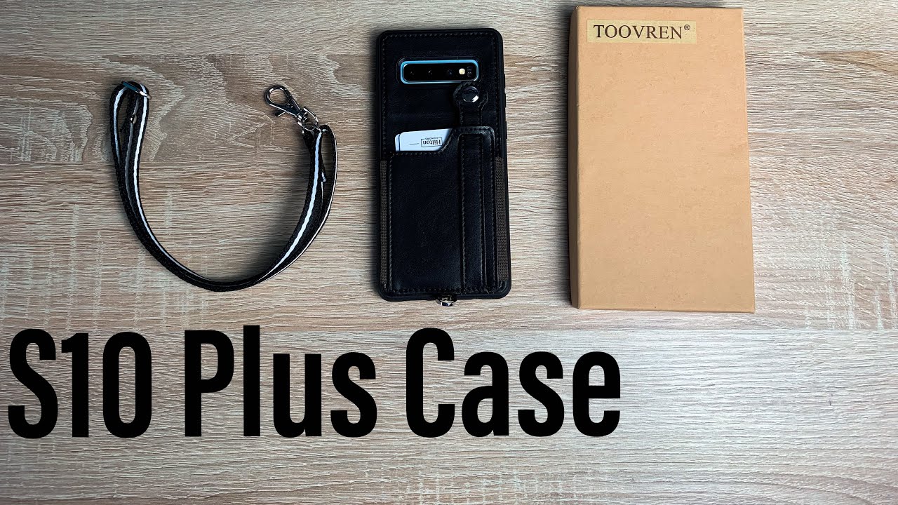 TOOVREN Samsung Galaxy S10 Plus Wallet Case