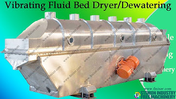 Vibrating Fluid Bed Dryer┃Vibration fluidized dehydrating machine