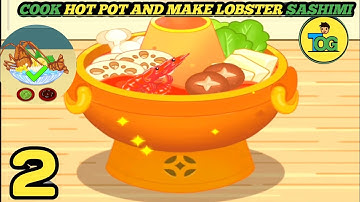 COOK HOT POT AND MAKE LOBSTER SASHIMI | #2 COOKZII: COZY COOKING ASMR @TYCOONONEGAMING 