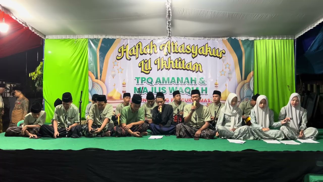 Penampilan Groub rebana TPQ amanah dusun Basung pancuranmas secang Magelang dalam rangka khataman