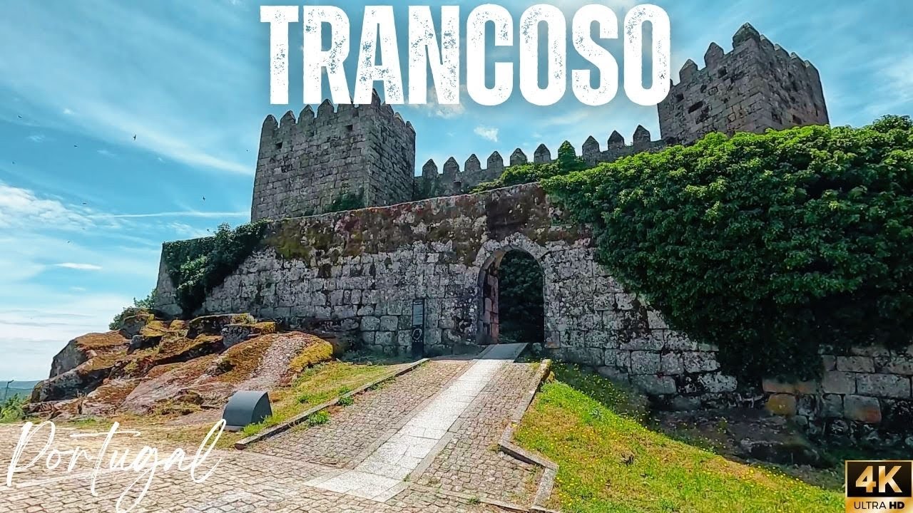 Trancoso, o castelo e a cidade amuralhada. Portugal