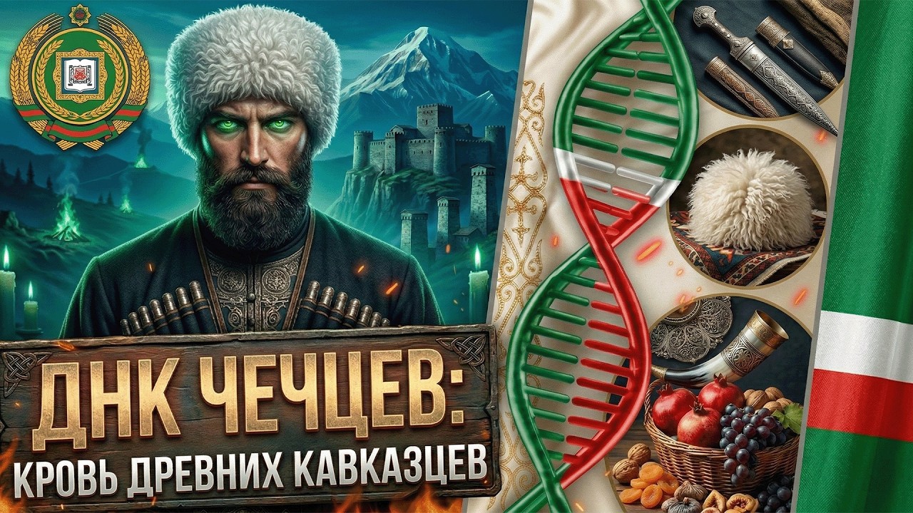 ДНК ЧЕЧЕНЦЕВ РАЗБИВАЕТ ИСТОРИЮ ВДРЕБЕЗГИ! КЕМ БЫЛИ ИСТИННЫЕ ПРЕДКИ ЧЕЧЕНЦЕВ!