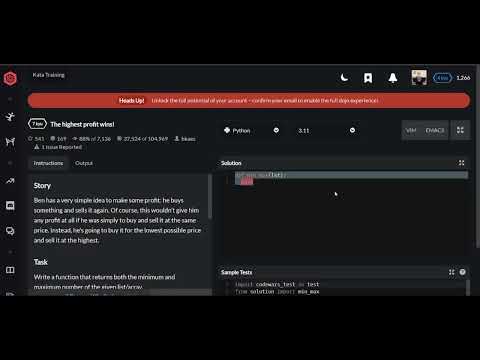 Codewars | The highest profit wins! | Python 7 kyu