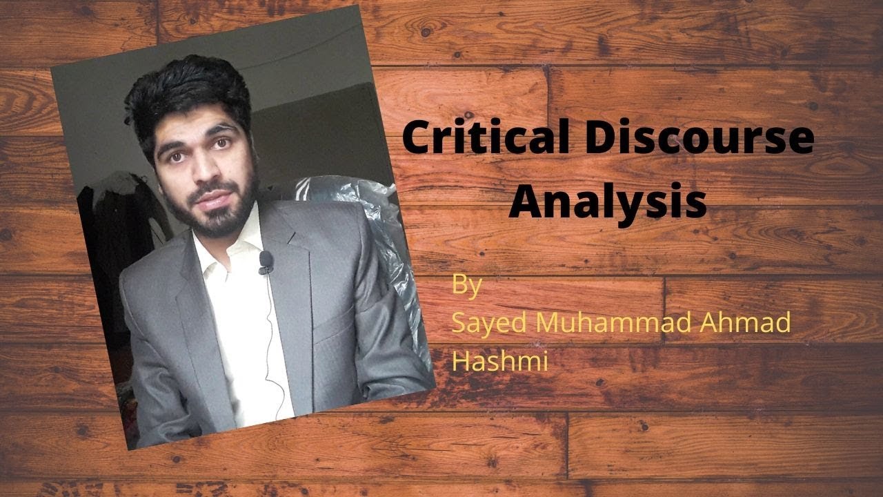 critical discourse analysis of speech