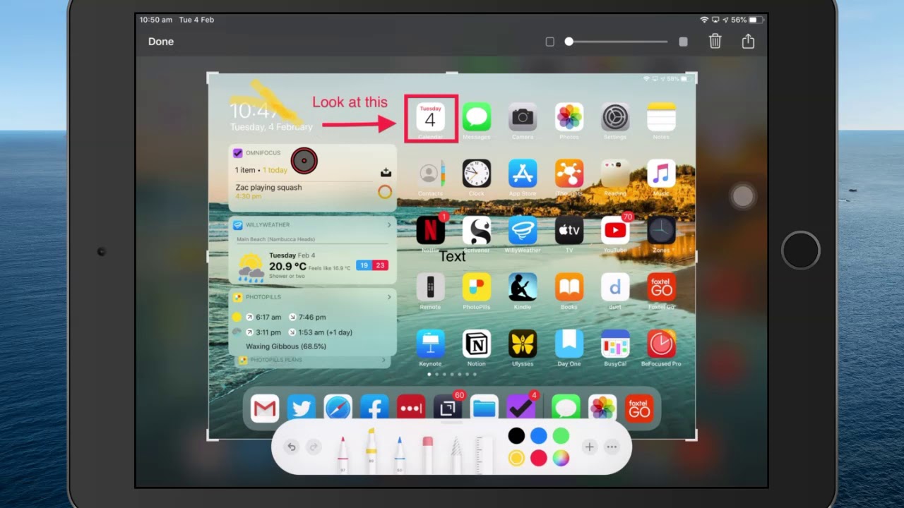 Annotate screen shots on Apple Devices - YouTube