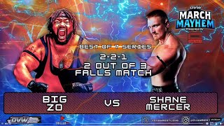 2-out-of-3 Falls Big Zo vs. Shane Mercer OVW March Mayhem Full Match WPW Action Ep.226-4