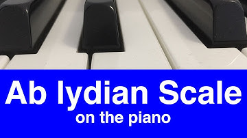 Ab Lydian Scale | Piano And Music Theory Tutorial✨