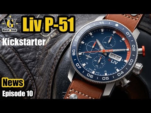 News - Liv watches Kickstarter project - Affordable Swiss Automatic Chronograph