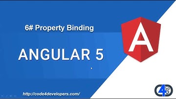 Angular 5 Tutorial  6#.  Property Binding