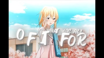 kaori edit // we dont talk anymore// free pf