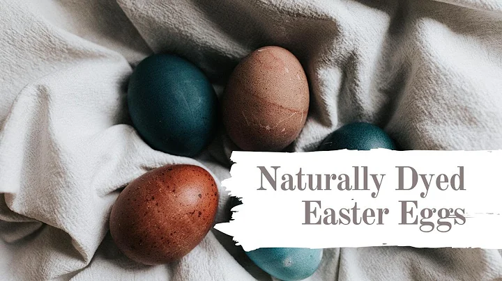 SIMPLE DIY -- Naturally Dyed Easter Eggs